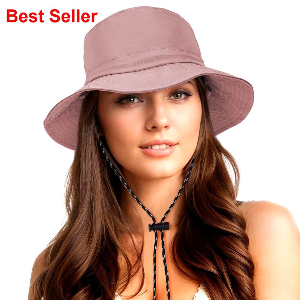 Waterproof Bucket Hat Upf 50+ Sun Protection Packable Lightweight Hiking